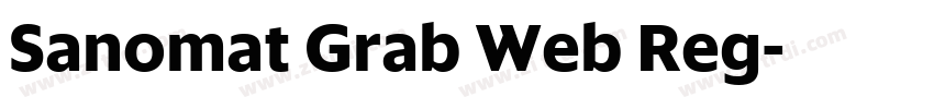 Sanomat Grab Web Reg字体转换